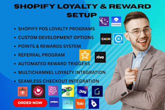 setup shopify loyalty and reward cla cash loloyal yotpo bloy joy smile flits