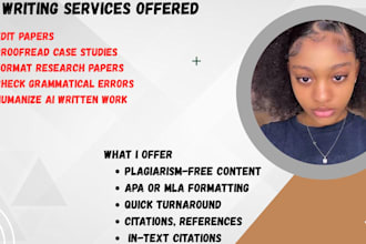 format and edit case studies on finance, economics, business, and development