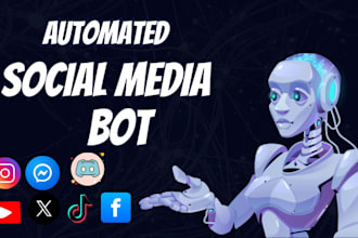 develop automated tiktok bot, live streaming bot, instagram api bot, twitter bot