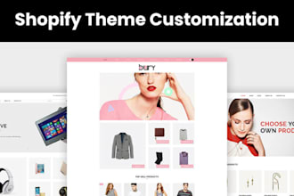 customise the shopify theme according to your requirements
