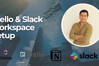 build a custom trello or slack workspace for your business or team
