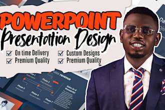 design powerpoint presentation, investor pitch deck for business and startups