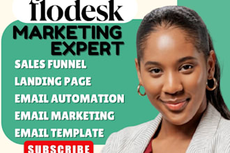 landing page design sales page on flodesk sales funnel stripo