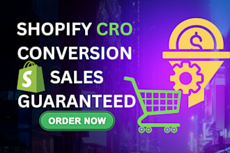 setup shopify cro audit shopify redesign, increase your conversion rate