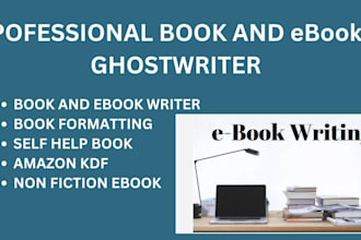 ghostwrite non fiction ebook fiction book writer ghost book writer ebook writer