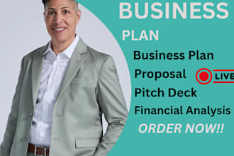 prepare investor ready business plan and financial plan
