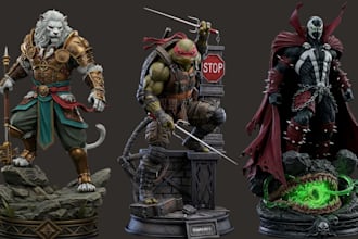 3d print and paint figure miniature painting warhammer painting age sigmar aos