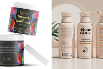 do brand product label design supplement label and packaging design