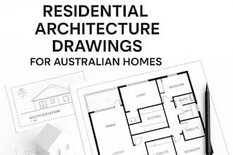 create residential architecture drawings for australian homes