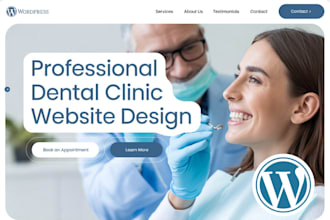 design a professional healthcare, dental wordpress website
