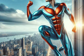 do a scifi, fantasy, superhero character design