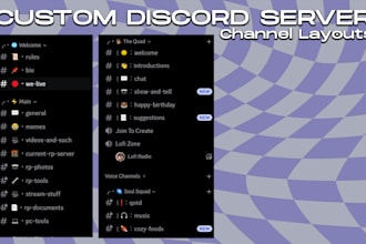 create a professional custom discord server