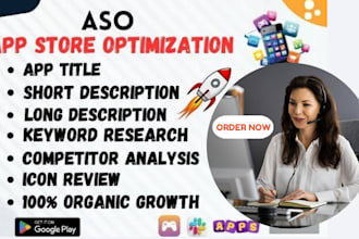 do app store optimization aso, for play store and app store
