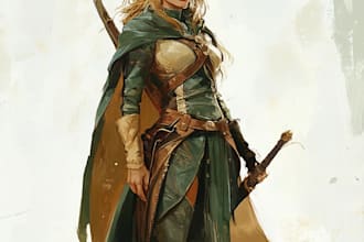draw your custom dnd character