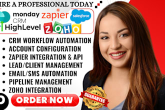 do hubspot zoho crm pipedrive gohighlevel automation monday zapier integration