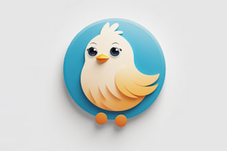 do bird mascot logo in 48 hours