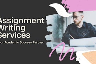 do professional assignment and handwriting in english typing
