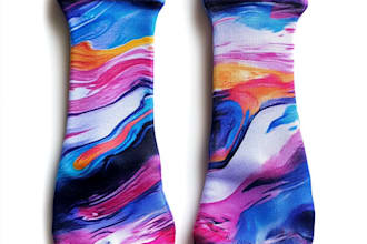 raw a unique socks design