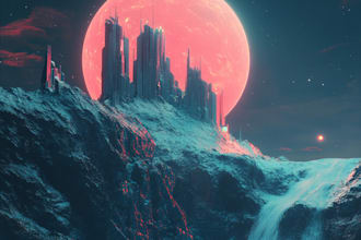draw sci fi illustration and sci fi art