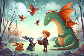 design children story book illustration and children story book illustration