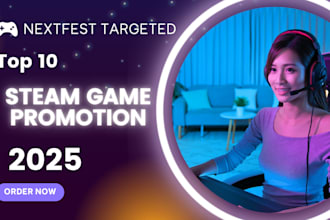 steam game promotion, steam game marketing, video game promotion, steam wishlist