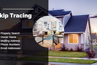 take part in skip tracing for your real estate company
