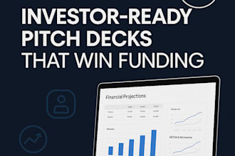 design an investor pitch deck