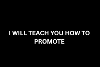 teach you how to promote