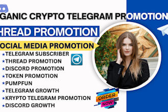 crypto telegram promotion,telegram subscriber, thread,discord telegram promotion