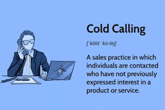do b2b cold calling and set appointments for you