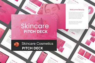 design skincare cosmetic investor ready pitch deck beauty brand fundraising