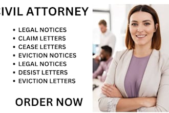 draft court pleadings, motion, lawsuit, complaint, petition, appeal, answer, nda