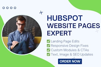 edit hubspot website, make hubspot customization and hubspot changes