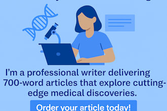 do article writing, SEO blog posts and content writing