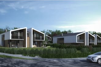 remodel ground floor building, interior kitchen, retreat centre design, external