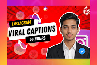 write scroll stopping instagram captions with trending hashtags