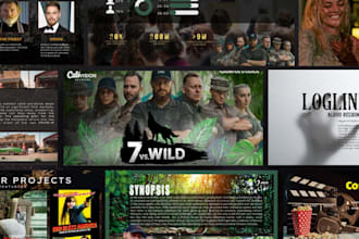 design a compelling pitch deck for your film or TV series
