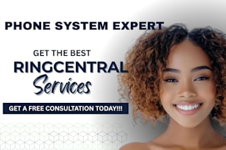 setup ringcentral IVR call recording number porting tcr voip phone system expert