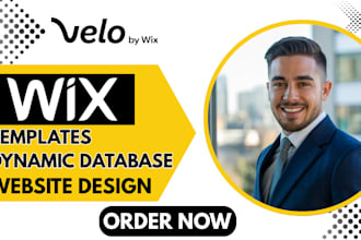 do wix templates automation wix velo code dynamic database wix website design