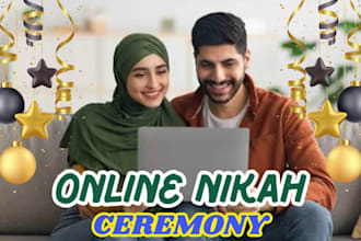 do nikah seamless at comfort provide certificate, wali, witnesses instantly