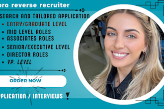 job search and apply to find application, online, remote job reverse recruiter