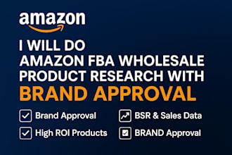 do amazon fba wholesale product research with brand approval