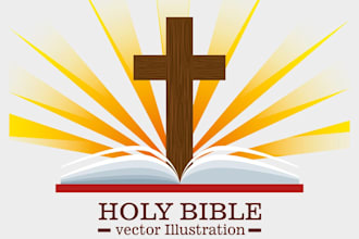 make elegant christian logo
