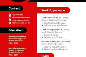give your resume a visual makeover with a sleek layout