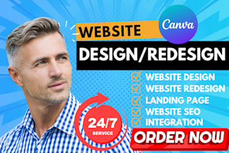 design and redesign canva website using canva code or ai with canva animations