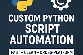 create custom python scripts for automation, data, and more