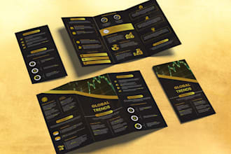 design bifold, trifold or quad fold brochure in 24 hours