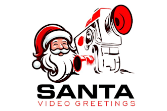create modern santa claus logo