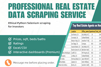 ethically scrape real estate listings for investors from public websites