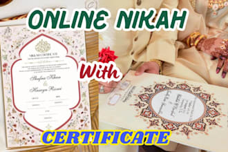 handle your online nikah quick, confidential and 100percent halal